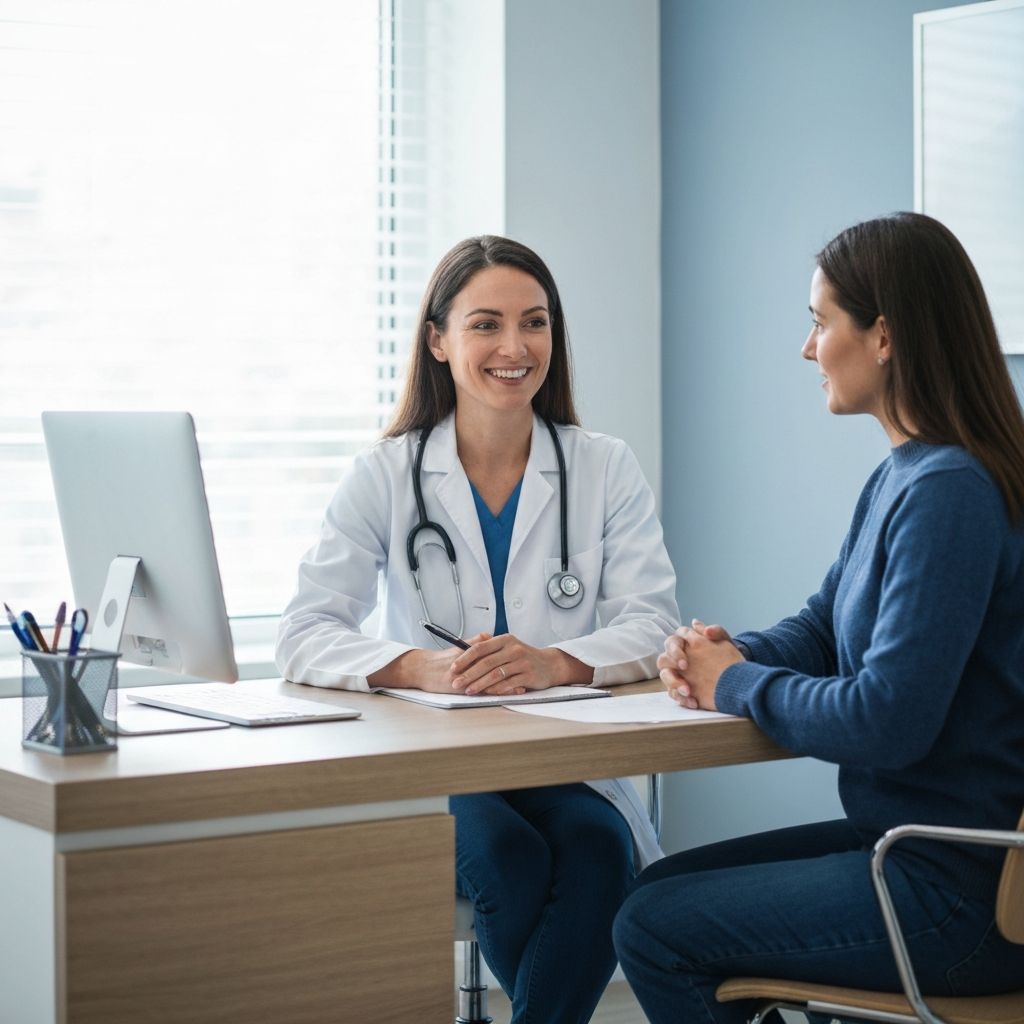 Flow showing when to monitor symptoms versus seek care