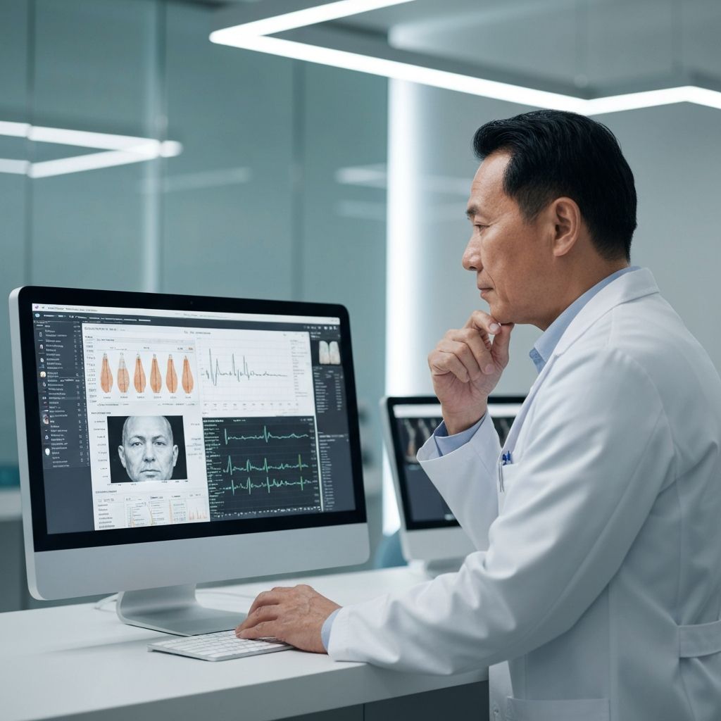 Visual representation of common health symptoms and their connections