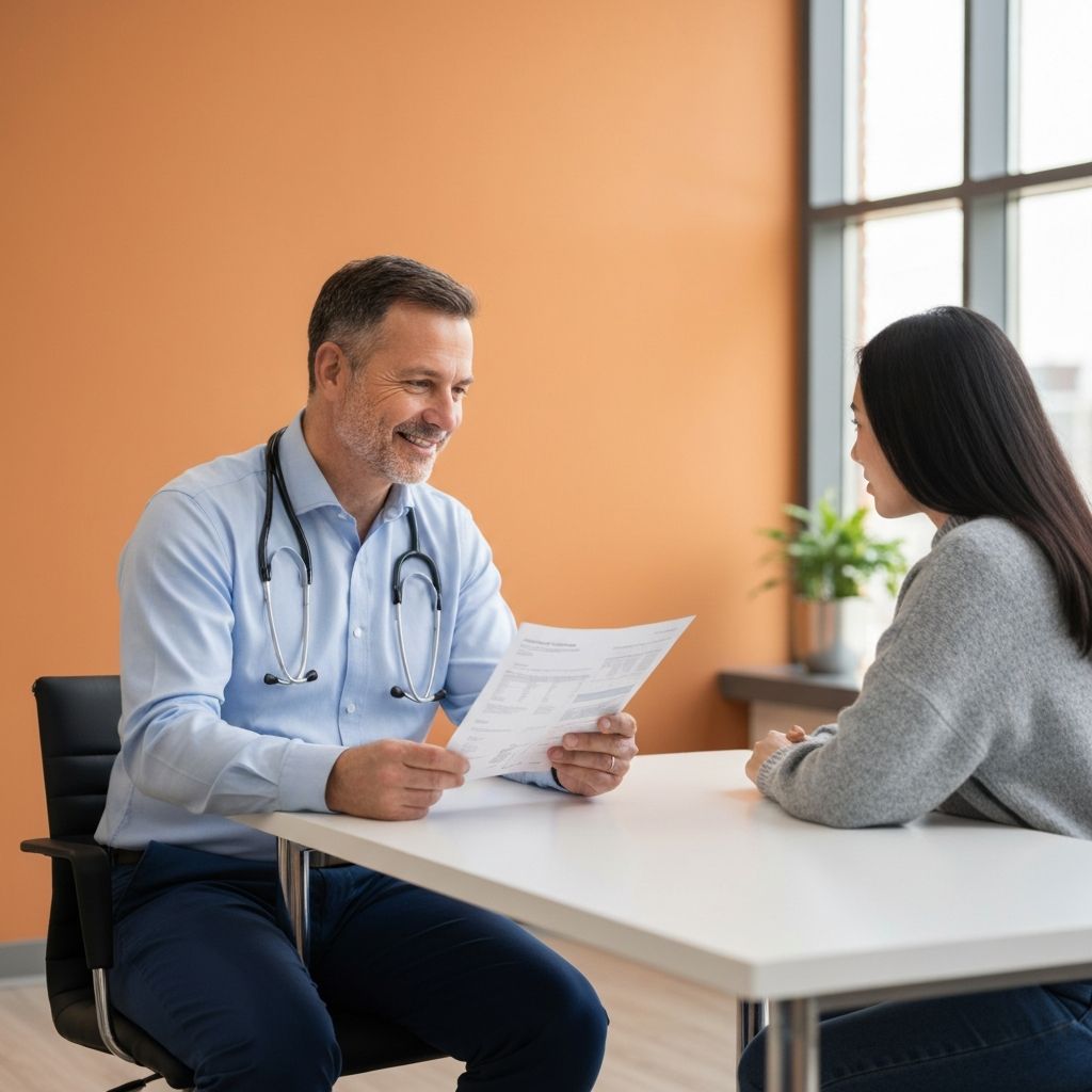 Flow showing when to monitor symptoms versus seek care